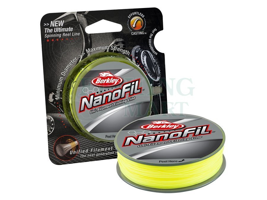 Berkley Braided lines Nanofil Hi Vis Chart Braided lines FISHINGMART