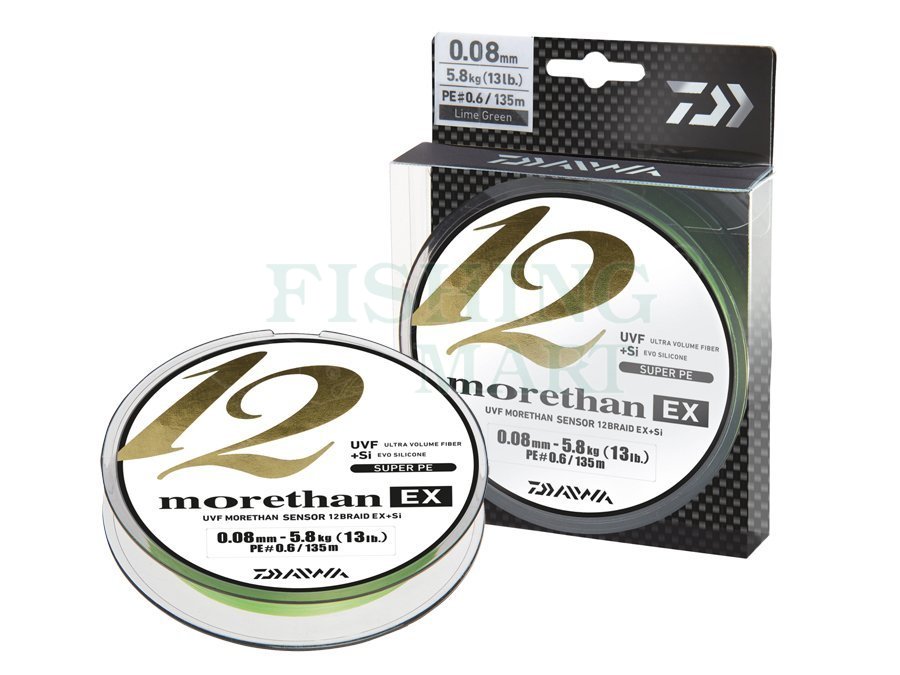 Braided lines Daiwa Morethan 12 Braid EX+SI