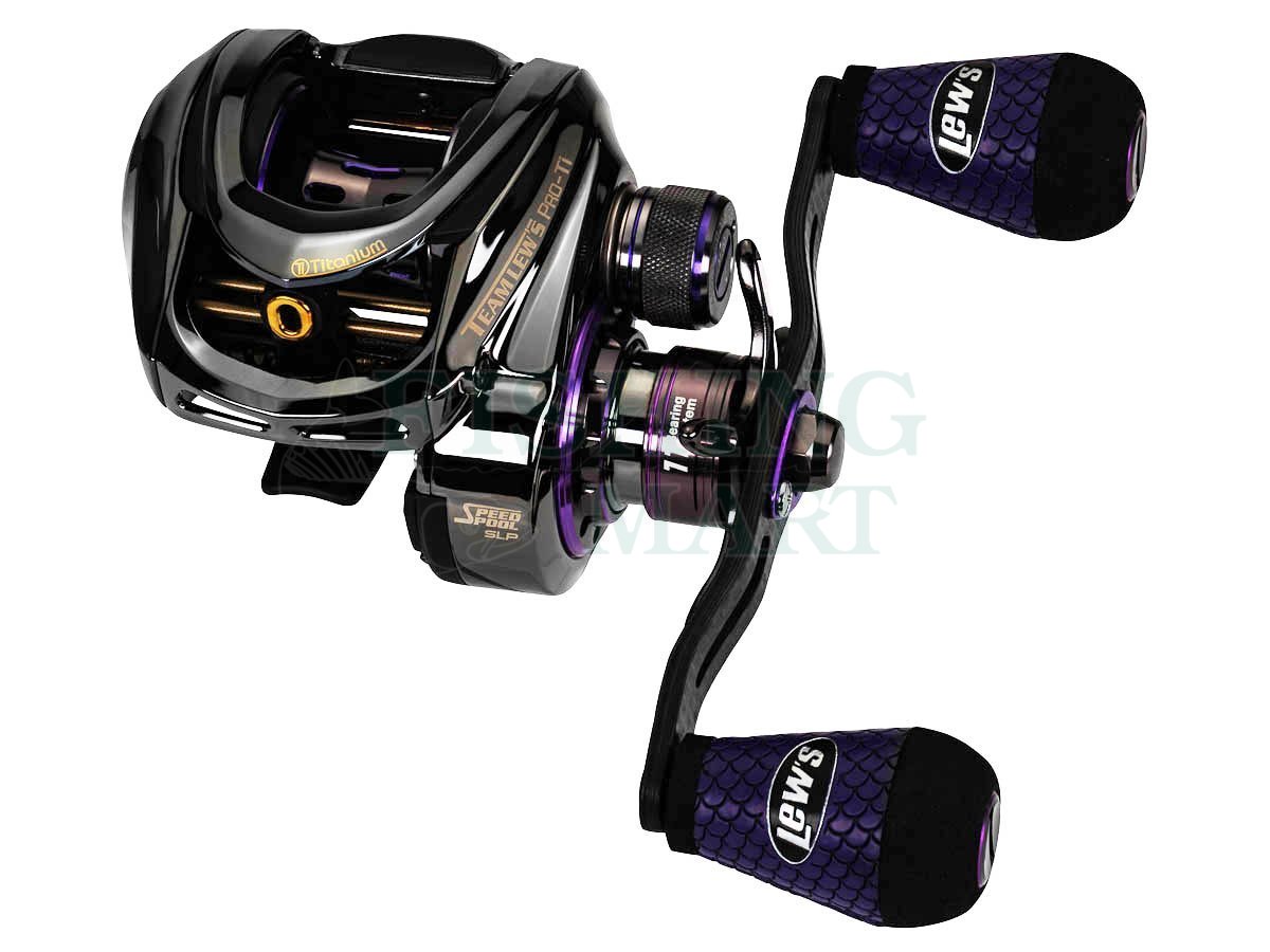 Team Lew's Pro-Ti Left hand Baitcasting Reel NEW design