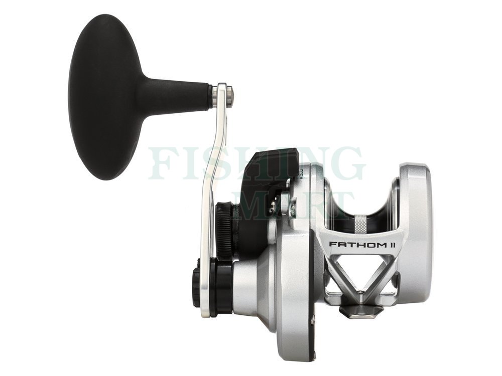 Penn Fathom Lever Drag Multiplier Reel - Black/Red