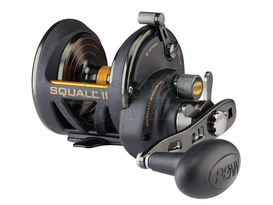 Penn Multiplier Reels Squall II Star Drag - Sea Round & Trolling