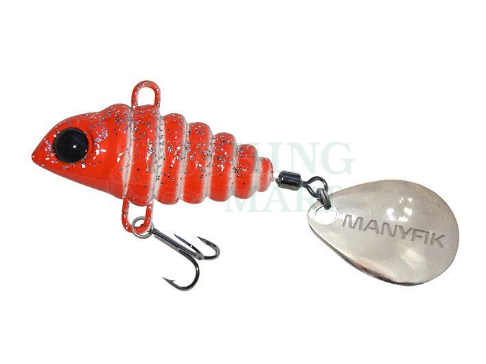 Manyfik Spinning Tail Lures PePe 3D - Tail Spinners - FISHING-MART