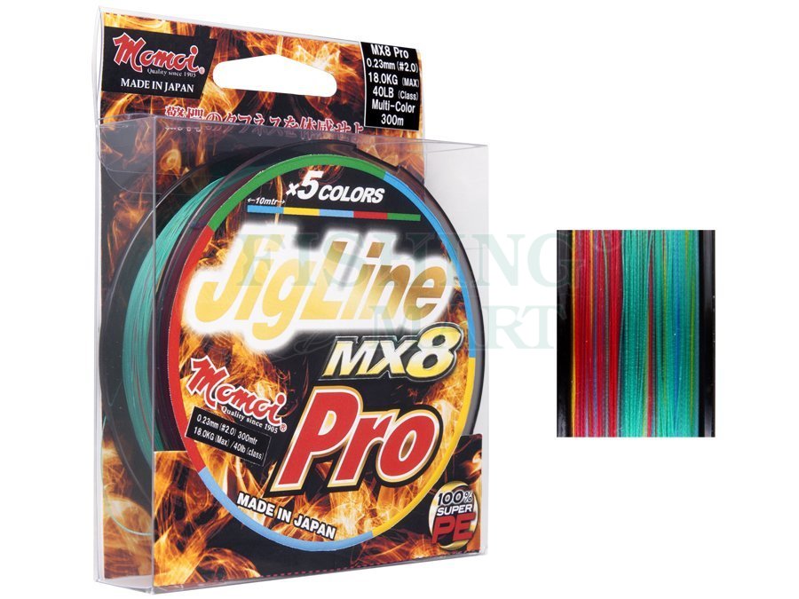 Momoi jigline mx8/red/300m/braided line braid/made in japan 