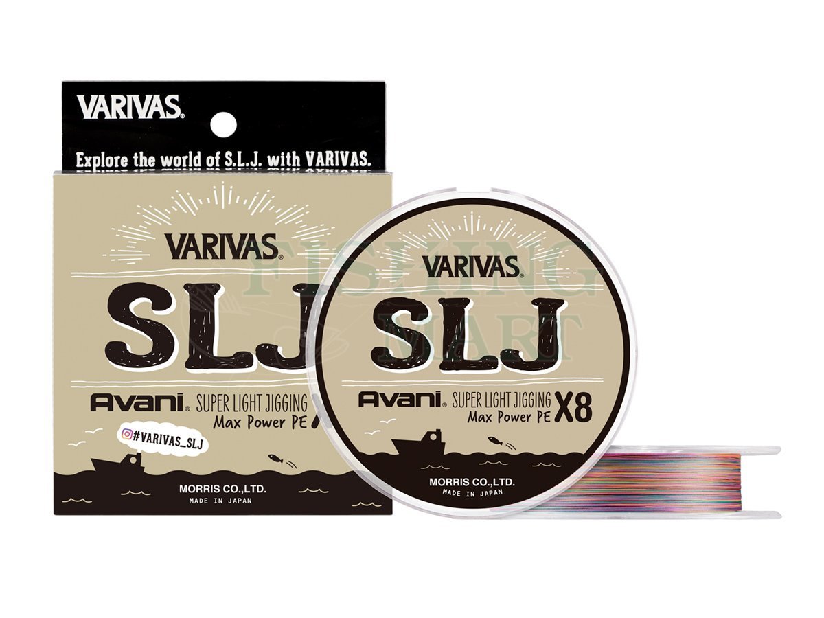 Varivas Avani SLJ Max Power PE X8 Braided lines