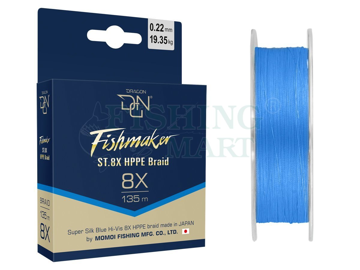 Dragon Fishmaker ST.8X HPPE - Braided lines - FISHING-MART