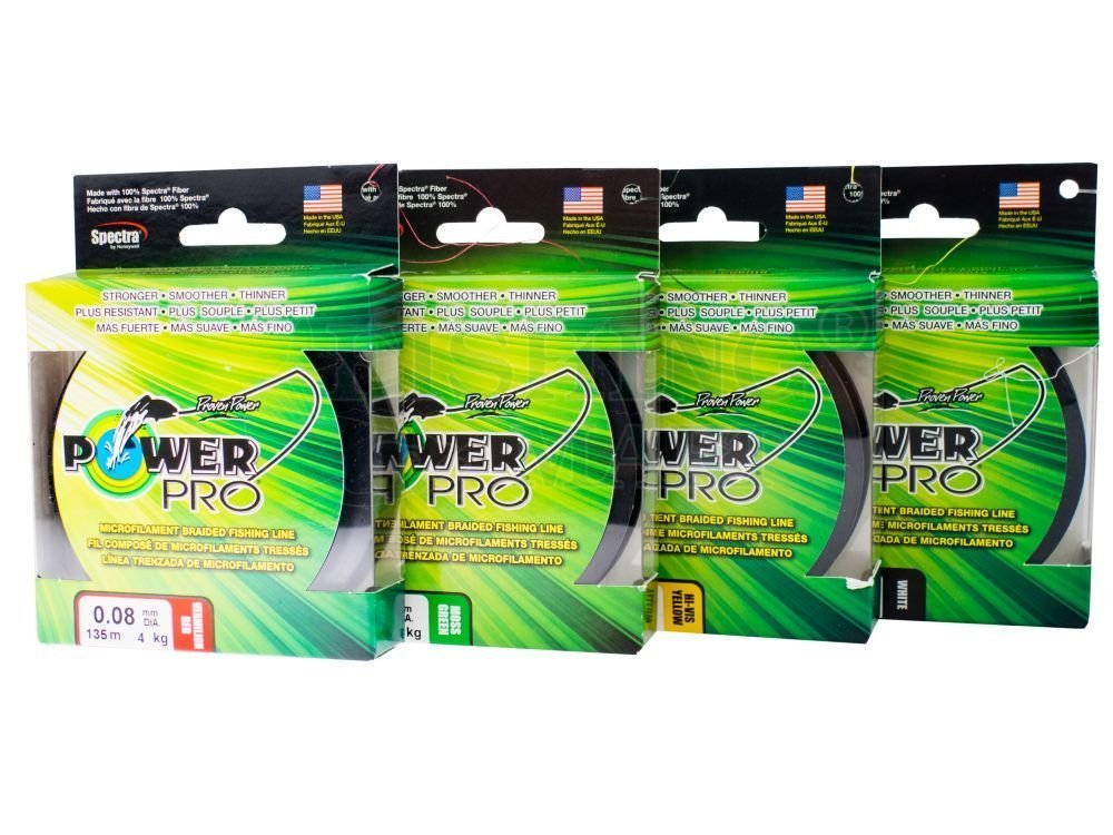 PowerPro White Braided lines - fishing braids