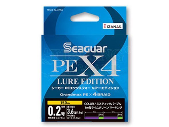 Braided lines Seaguar PE X4 Lure Edition