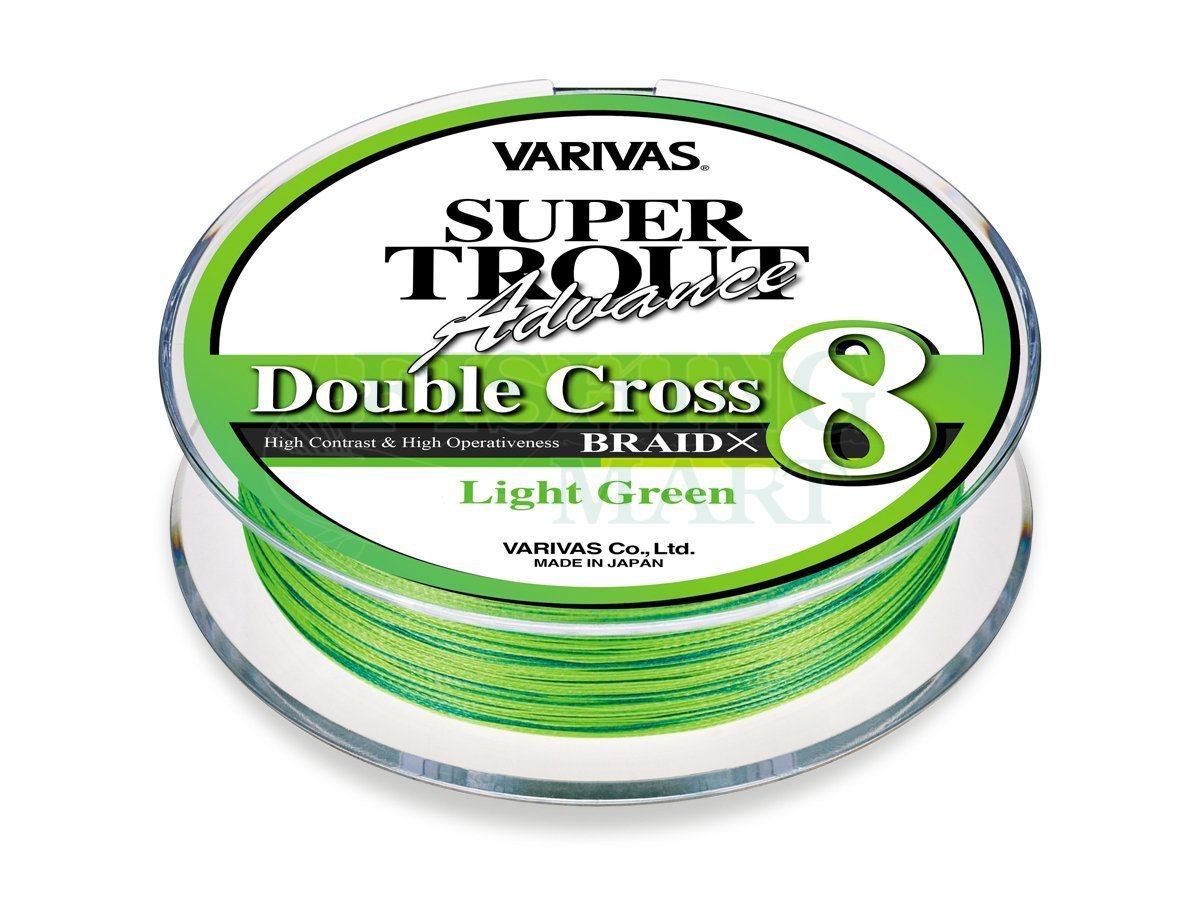 Braided lines Varivas Super Trout Advance Doule Cross PE X8