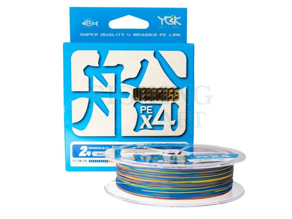 YGK Braided lines Veragass PE X4 - Braided lines - FISHING-MART