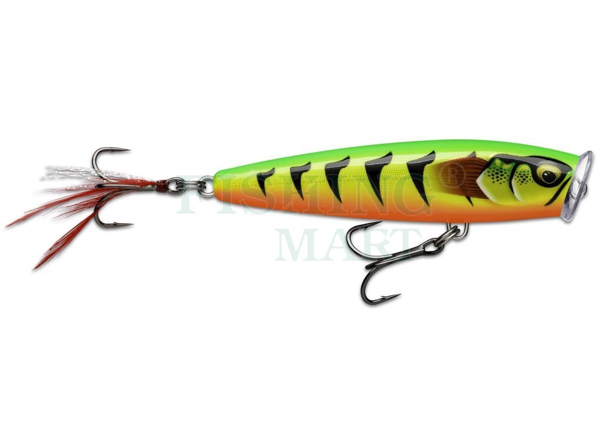 Pop-R Fire Tiger Fishing Lure