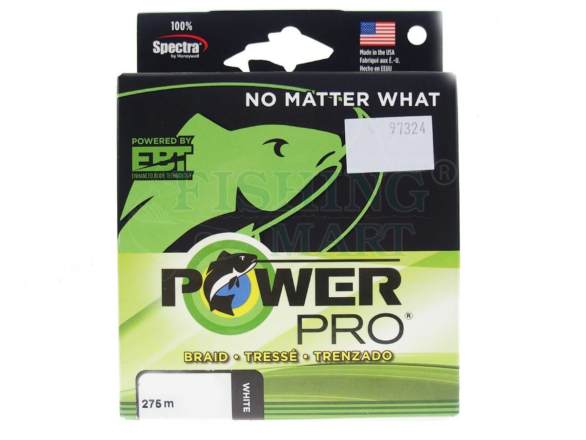 PowerPro White Braided lines - fishing braids