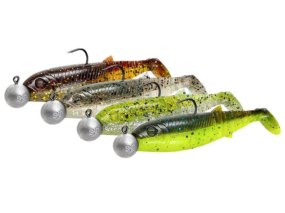 Savage Gear Cannibal Shad Mix - Soft baits Pre-Rigged - FISHING-MART