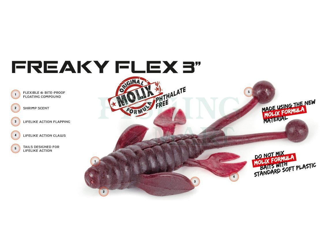 Soft baits Molix Freaky Flex