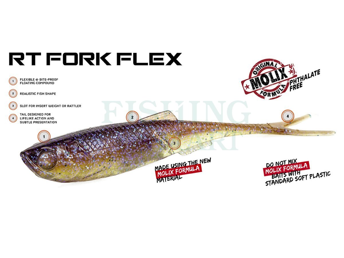Soft baits Molix RT Fork Flex