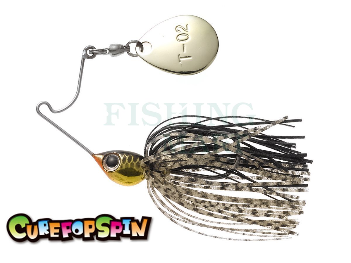 Tiemco Lures Spinnerbait Cure Pop Spin - Spinnerbait & Chatterbait lures -  FISHING-MART