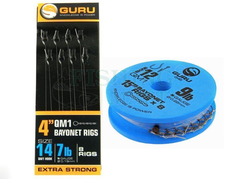 various sizes Guru 15" Bayonets Rig FISHING TACKLE 