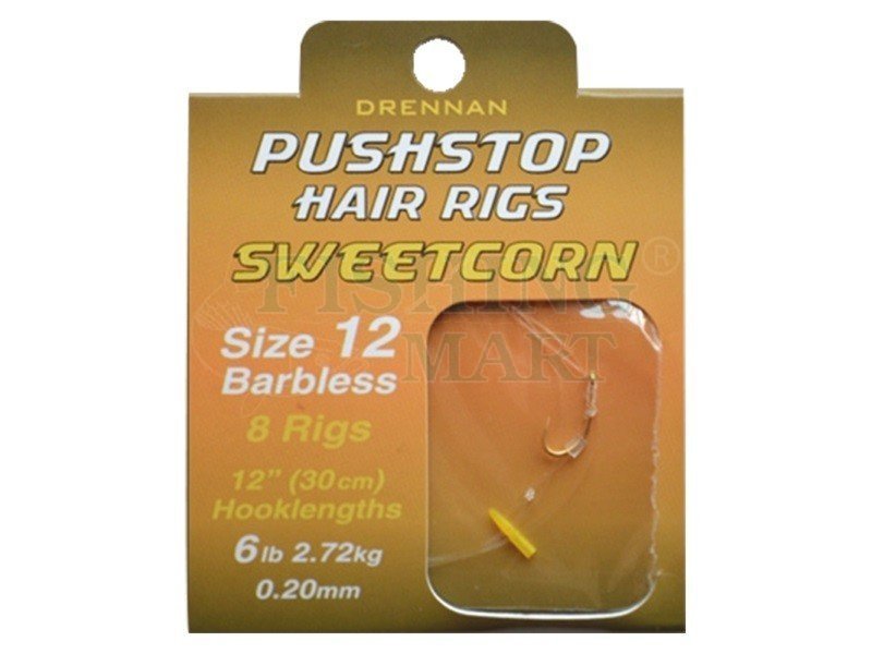 Drennan Pushstop Hair Rigs Carp Method all Sizes 
