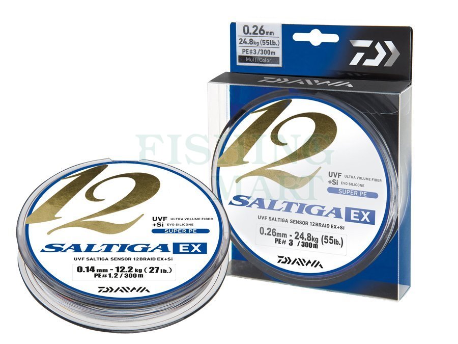 Daiwa Saltiga 12 Braid EX+SI - Braided lines - FISHING-MART