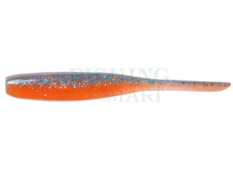 Leurre Keitech Shad Impact 4 Parfumé – 10 Cm, Lot De 8 – Pour Pêche Au Bar, Dropshot, Texas Rig – Odeur Calamar