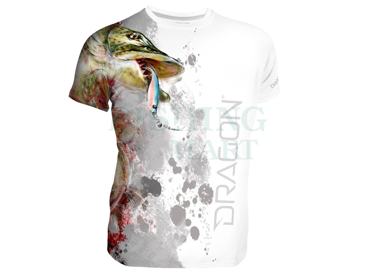 Dragon Hells Anglers T-shirt Catfish High class cotton Sizes M-XXXL Black 