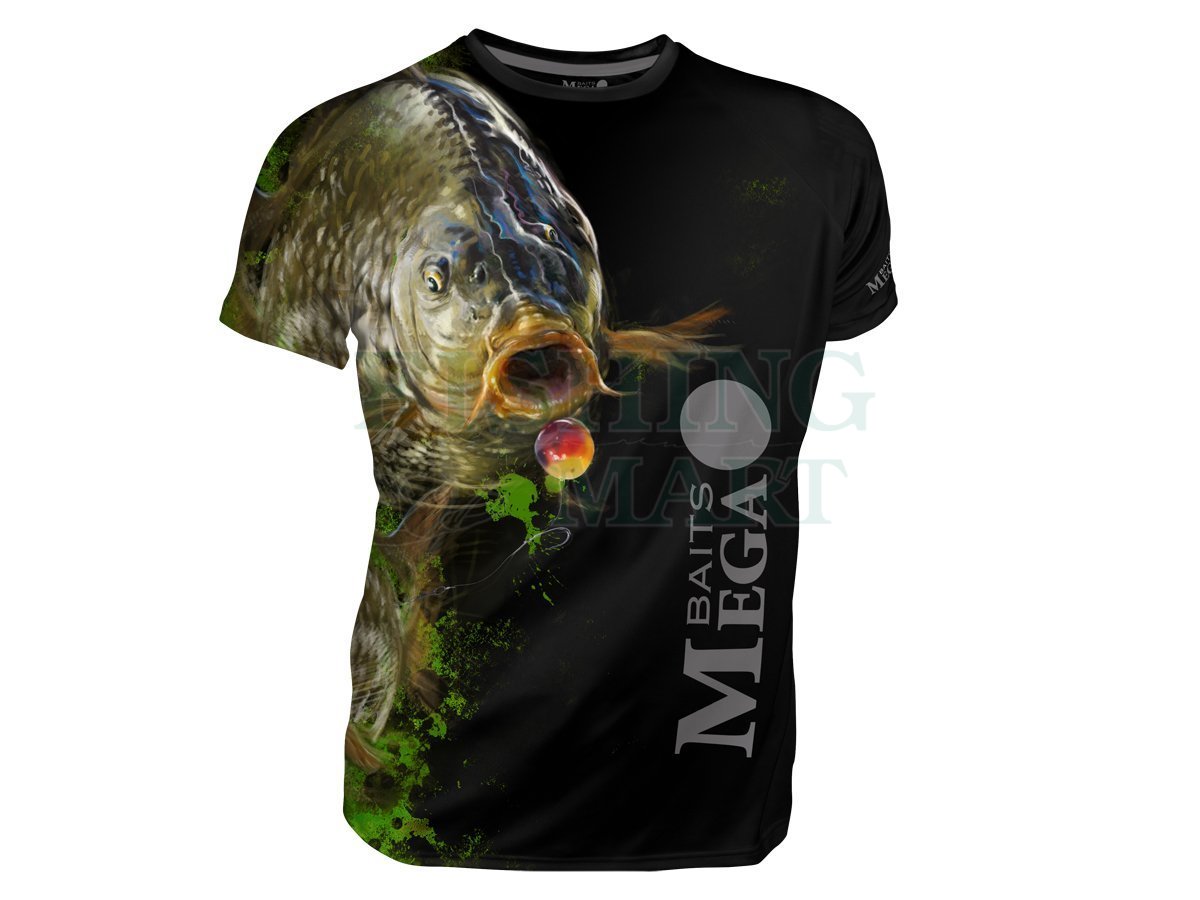 Dragon Breathable T-shirt Megabaits - carp black - T-shirts and shirts -  FISHING-MART