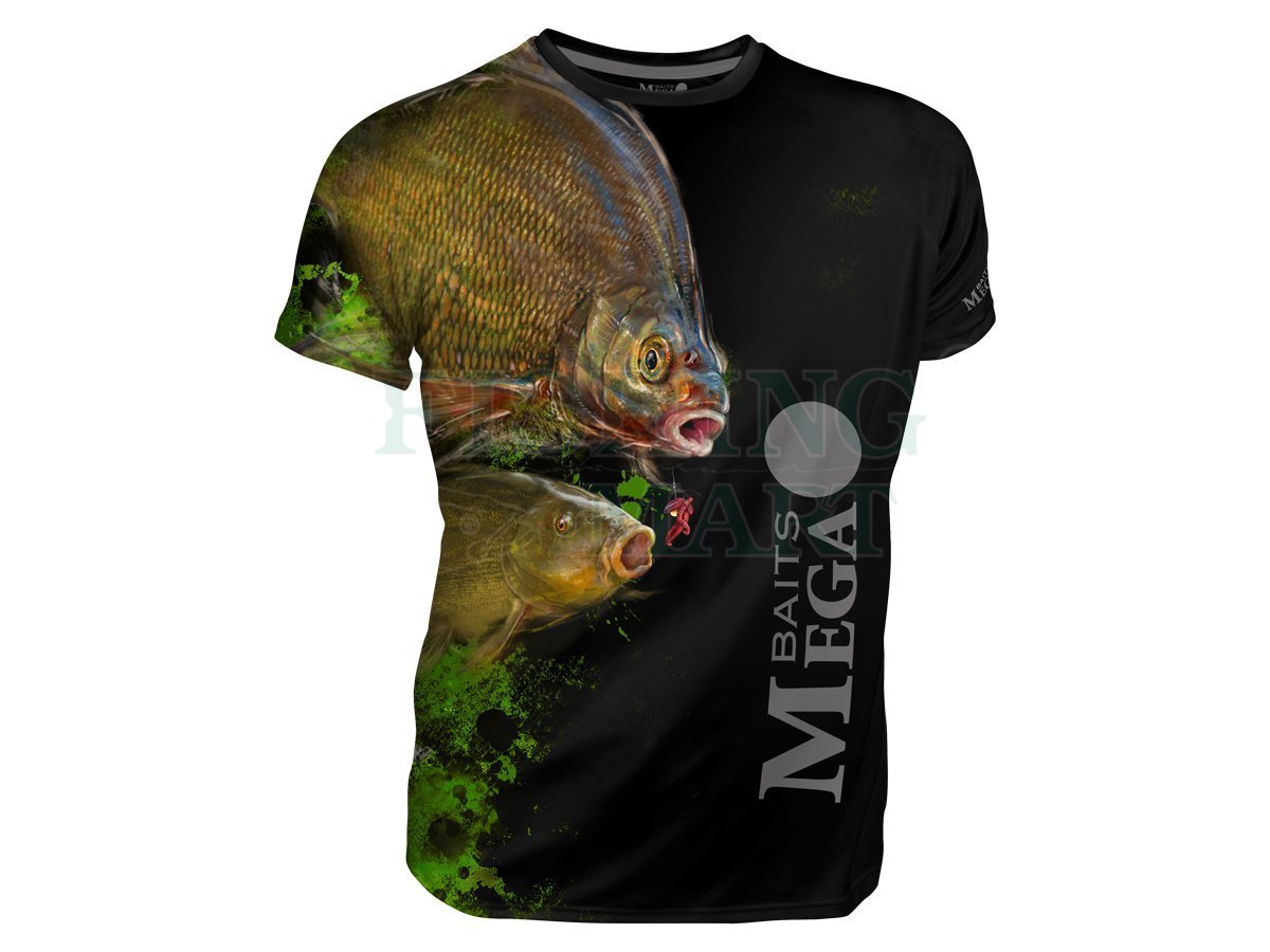 Dragon Breathable T-shirt Megabaits - bream/tench black - T-shirts and  shirts - FISHING-MART