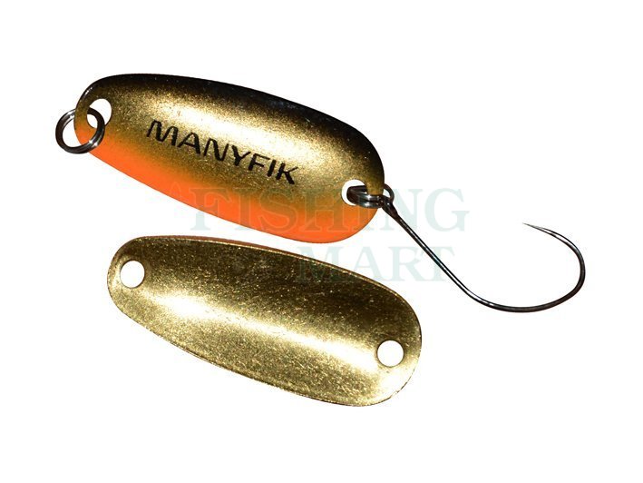 Manyfik Sure Shot Spoon 2.5g 30mm #6 Spoon Lures Barbless hook Trout