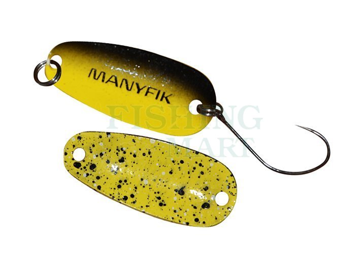 Manyfik Sure Shot Spoon 2.5g 30mm #6 Spoon Lures Barbless hook Trout