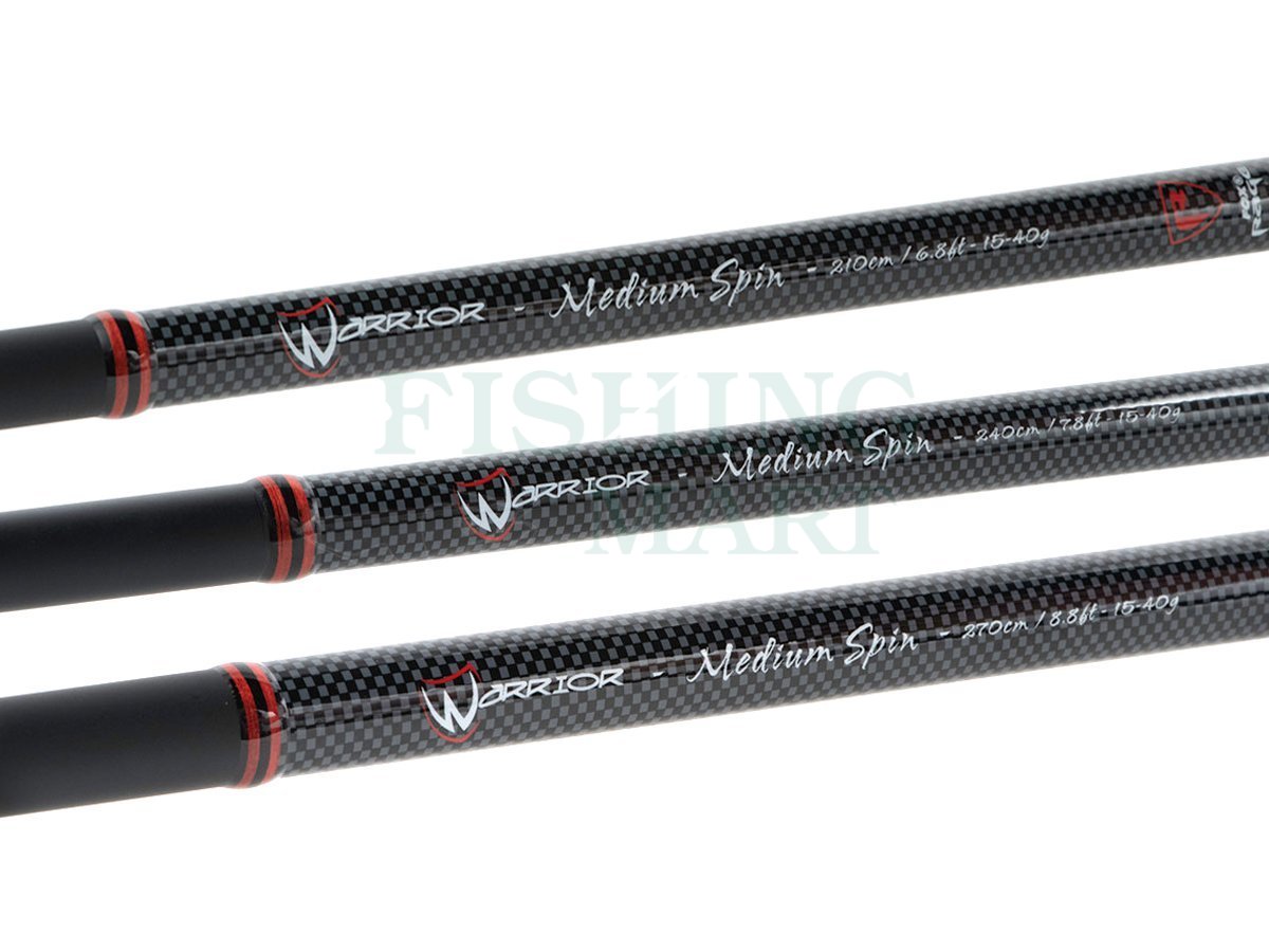 Fox Warrior Light Spin  Rods Vaious Sizes 