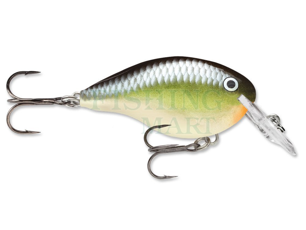 Rapala Dives-To Series DT04 2 inch Balsa Shallow Crankbait Bass Fishing Lure 