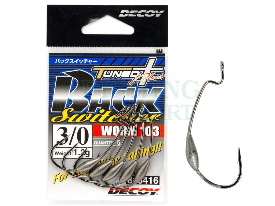 Decoy Hooks Worm 103 Back Switcher Hook - Hooks for baits and lures -  FISHING-MART