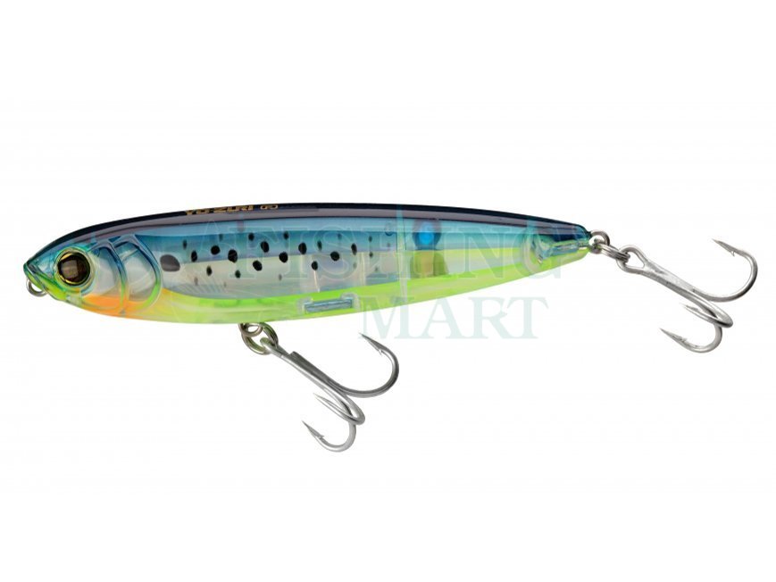 Yo-Zuri 3DB Pencil 4 Topwater Hard Bait Lure, Ghost Shad, 5/8 oz