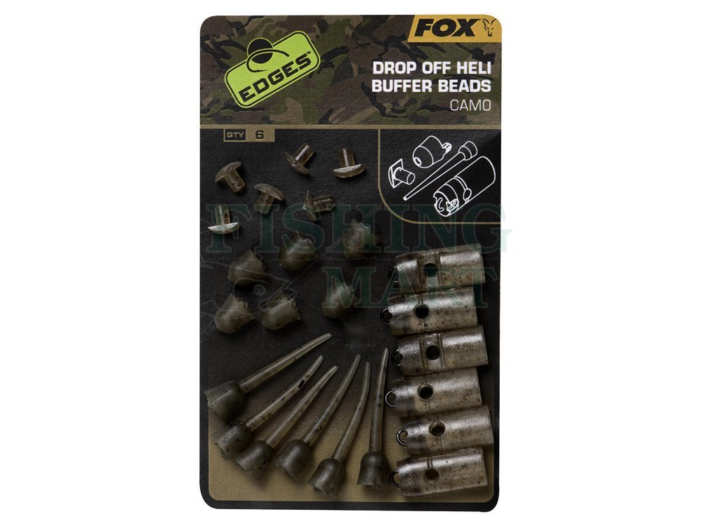 Fox Edges Camo Lead Clip Kit Size 7