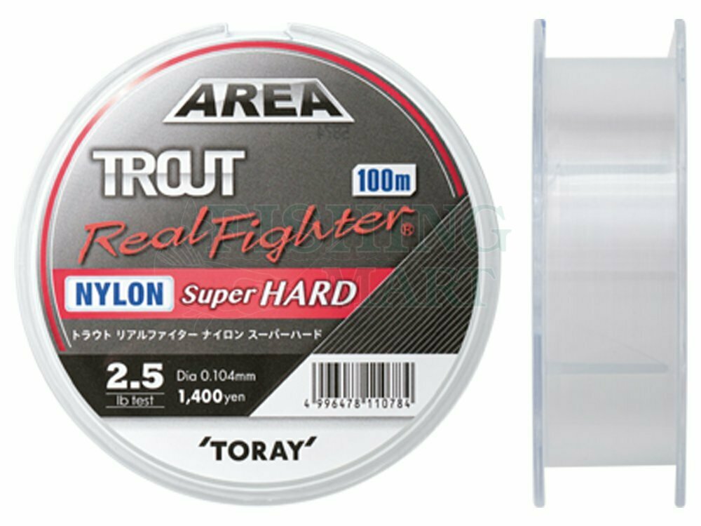Toray Area Trout Real Fighter Nylon Super Hard - Spinning Monofilament  mainlines - FISHING-MART