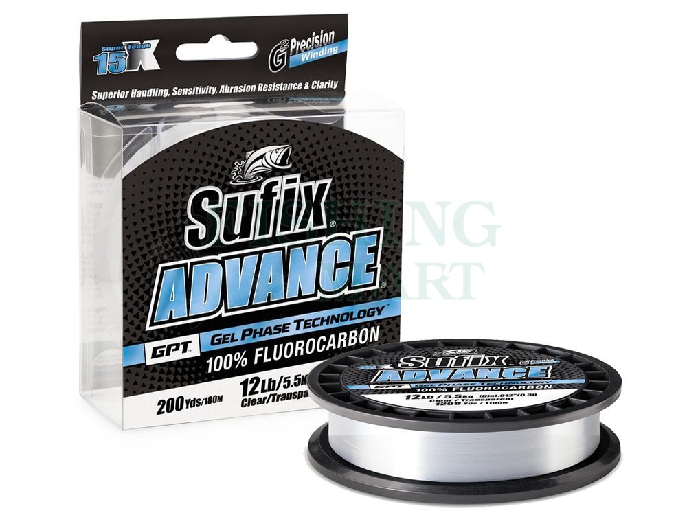 Sufix Advance Fluorocarbon - Clear - 6 lb. 200 yds.