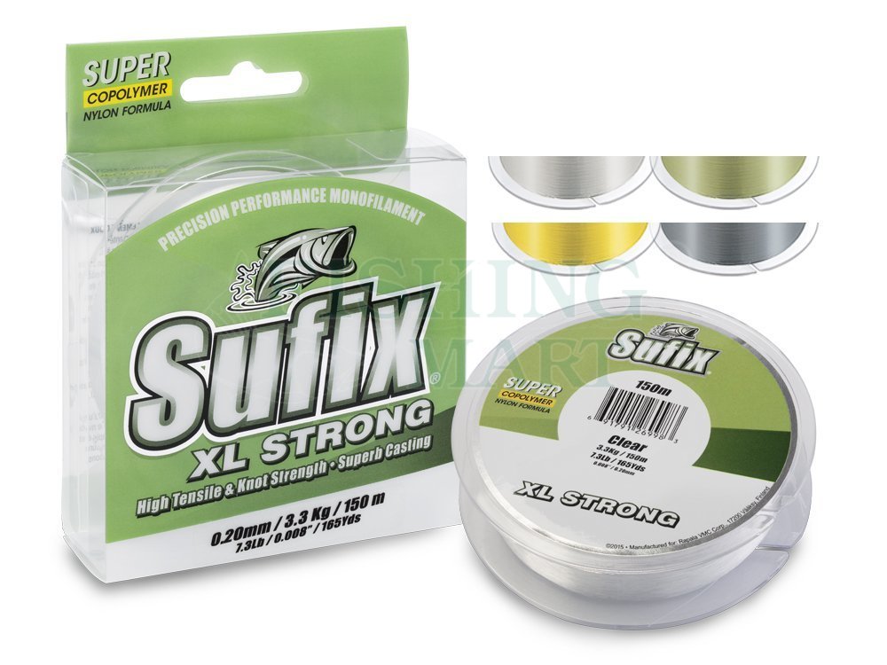 Sufix Monofilament Lines XL Strong - Spinning Monofilament mainlines -  FISHING-MART