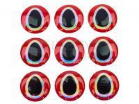 3D fishing lure eyes 7mm - 03 Red