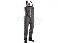 Chest wader Wader Guideline HD Sonic Zip Wader Graphite/Charcoal - XL