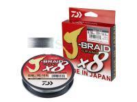 Braided line Daiwa J-Braid Grand X8 - light grey 135m 0.20mm