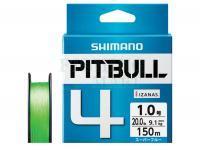 Plecionka Shimano Pitbull PE 4 Lime Green 150m #0.8