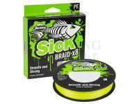 Plecionka Berkley Sick Braid X8 - BSKBFS8-FLG BK SICK BRD FL GRN - Flame Green 150m 0.10mm