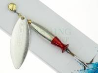 Błystka Mepps Aglia Long Heavy - Silver / Silver-Red #3/24g