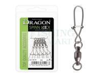 Dragon Agrafki Dragon Spinn Lock z krętlikami łożyskowanymi