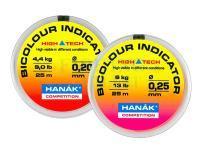 Hanak Monofilament Lines Bicolour indicator fluo line
