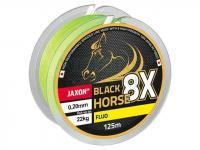 Jaxon Braided lines Black Horse 8X Fluo