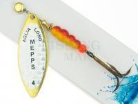 Spinner Mepps Aglia Long Rainbo #4 | 17g - Gold / Silver
