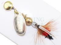 Spinner Mepps Aglia Mouche Silver / Red #0 2.5g