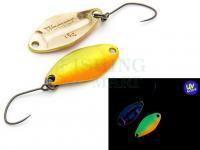 Trout Spoon Nories Masukuroto Weeper 1.5g 23mm - #044 (Gold-Orange / Gold)