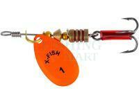 Spinner X-Fish Stark #1 2.5g - Nikel UV orange