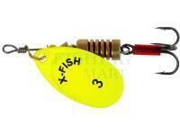 Spinner X-Fish Stark #3 6g - Nikel UV lime